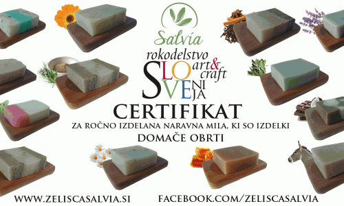 Naša mila so prejela certifikat za izdelke domače obrti
